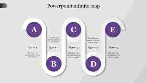 powerpoint infinite loop-Purple